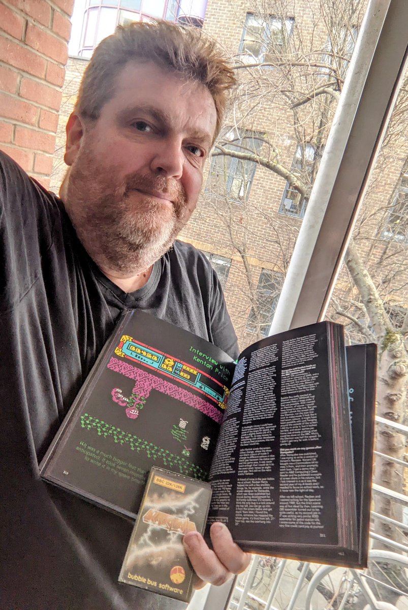 idesine's tweet photo. Stephen Crowe's Starquake on the Beeb was a real unexpected treat, converted by Kenton Price in 1987. Kenton talks about its traumatic creation and the infamous Ripton in Acorn - A World in Pixels book, available from https://t.co/doYj70eOYI #bbcmicro #acorn #starquake #bubblebus https://t.co/xnQ4LCe8vH