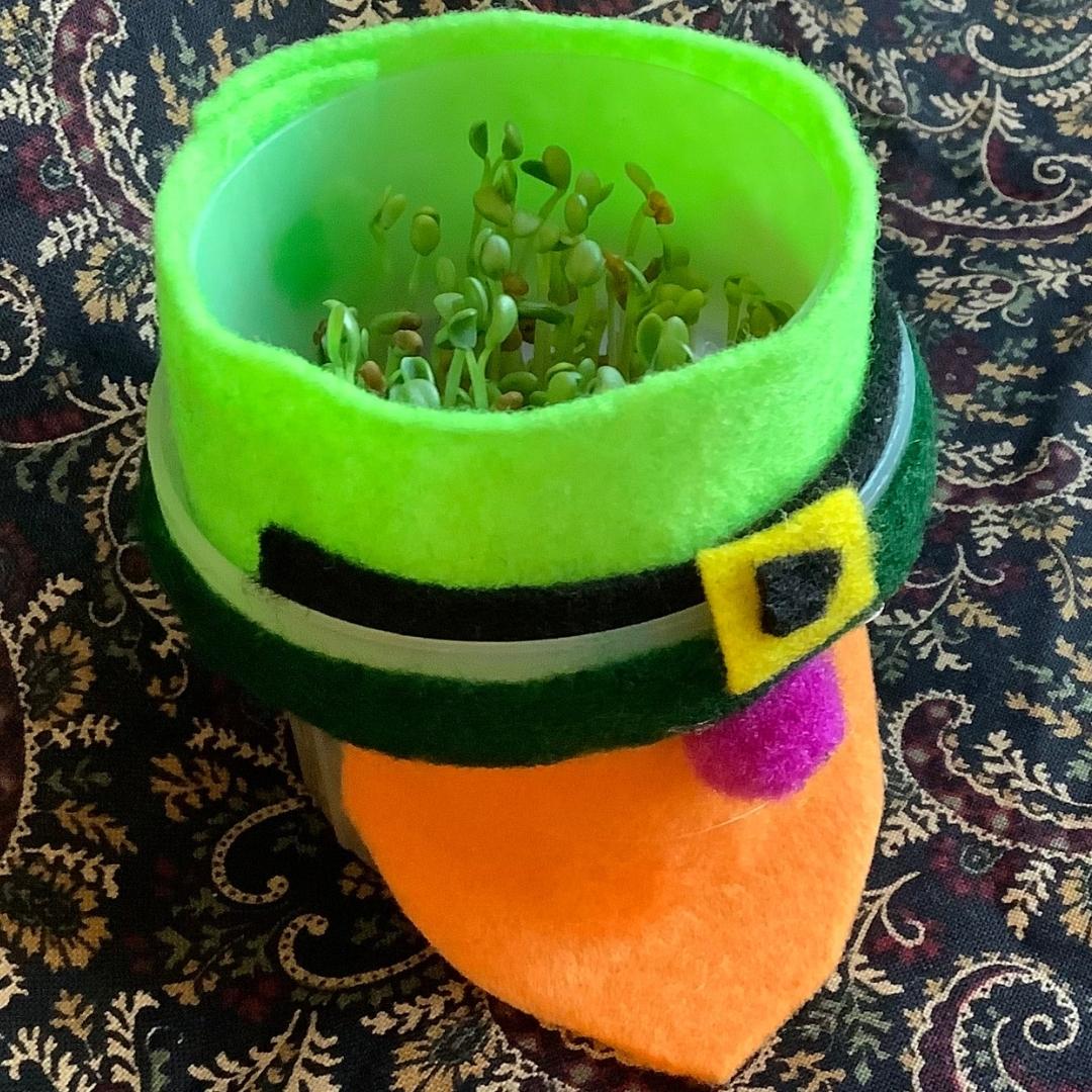 HandsOnMuseum's tweet photo. Get your green on and think like a leprechaun! It's time to engineer the perfect leprechaun trap and outsmart their cunning shenanigans. Kids can also make a lucky leprechaun friend with clover and chia seeds and watch it grow. Get tickets online: https://t.co/LccXKDow9P https://t.co/OEaum1Phio
