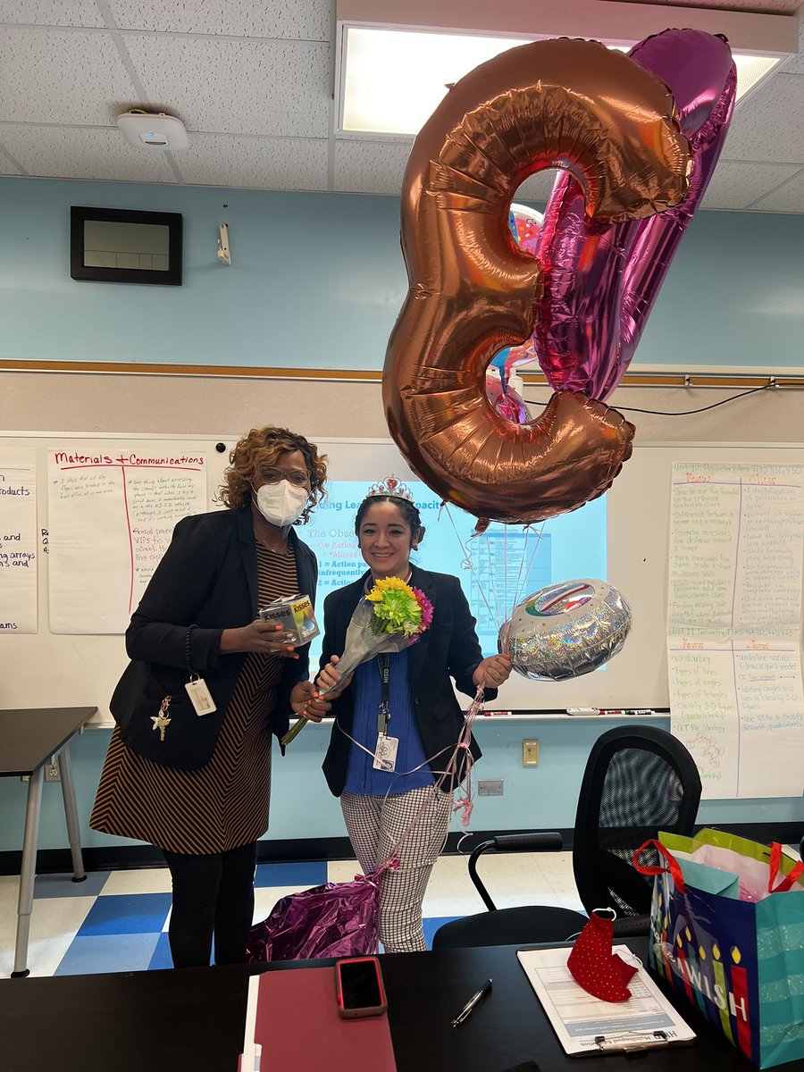 Happy Birthday to a true leader and visionary <a href="/ByromJocelin/">Jocelin Byrom</a> ‼️‼️ Welcome to the dirty 30 club🥳 🥳@maveroluna <a href="/Jererita_Wilson/">Jererita Wilson</a> <a href="/alamo_valentina/">Valentina Gomez- Alamo</a> <a href="/DiasminZ/">Diasmin Zepeda</a> @HISDMultiPrgms @MLAnnaWhite