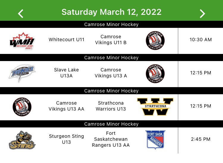 Playoffs continue this weekend with the start of U13 AA Divisional Playoff Tournament today. Come on down to the rink or catch all the games on HockeyTV!!!