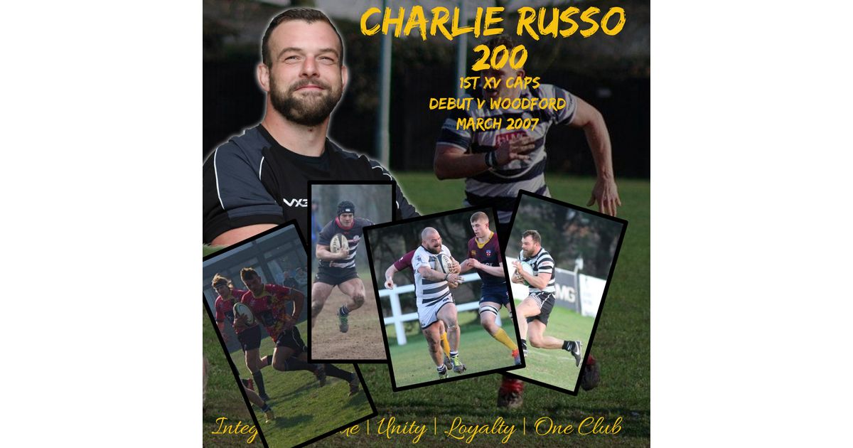 thurrockrfc's tweet photo. 200 and Not out for Russo
https://t.co/cKlEN7ihin https://t.co/2pwtgSCCkI