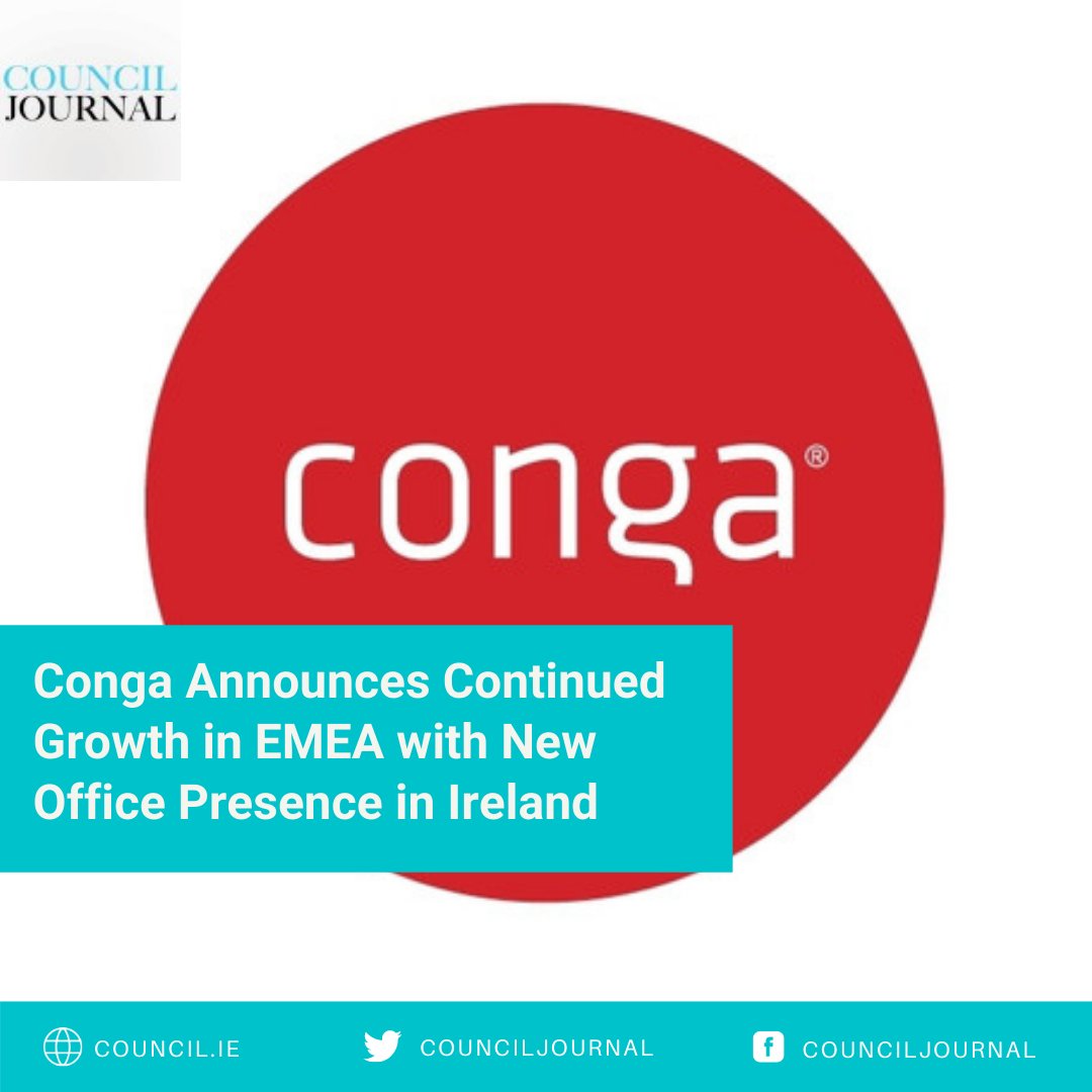 Conga Announces Continued Growth in EMEA with New Office Presence in Ireland

Read more here: ow.ly/U3YE50IgtSk

#Conga #EMEA #Office #IrishBusiness @CongaHQ <a href="/IDAIRELAND/">IDA Ireland</a> <a href="/LeoVaradkar/">Leo Varadkar</a> <a href="/MartinDShanahan/">Martin D Shanahan</a>