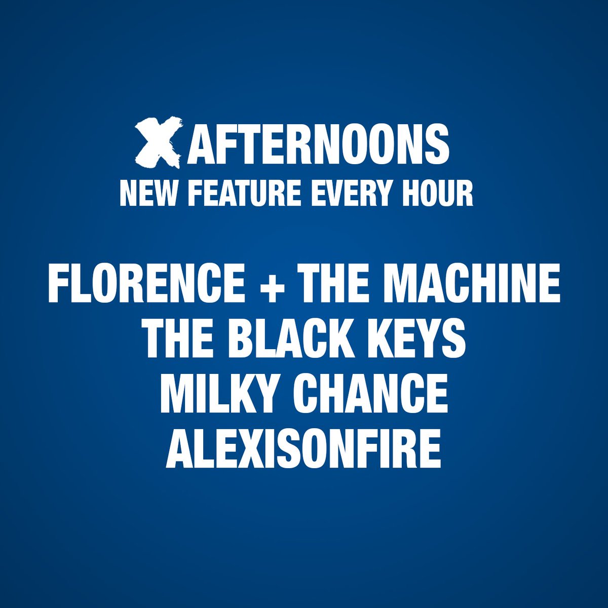 XAfternoons's tweet photo. We’re featuring new music that just released, starting at 2:30 with Florence + The Machine.
Join us for our first listen! #BerryandBerridge https://t.co/yz7pnzbin6