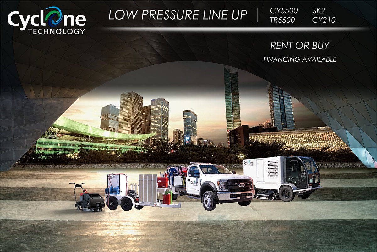 CycloneTech's tweet photo. Our hard surface cleaning line up consists of 4 machines, each with their own unique ability to fit your needs

All our machines are equipped with our vacuum free technology and Cyclone head that recovers 95% of wastewater 

Check out our products https://t.co/3QJAczvzML https://t.co/zH6xbw2o65