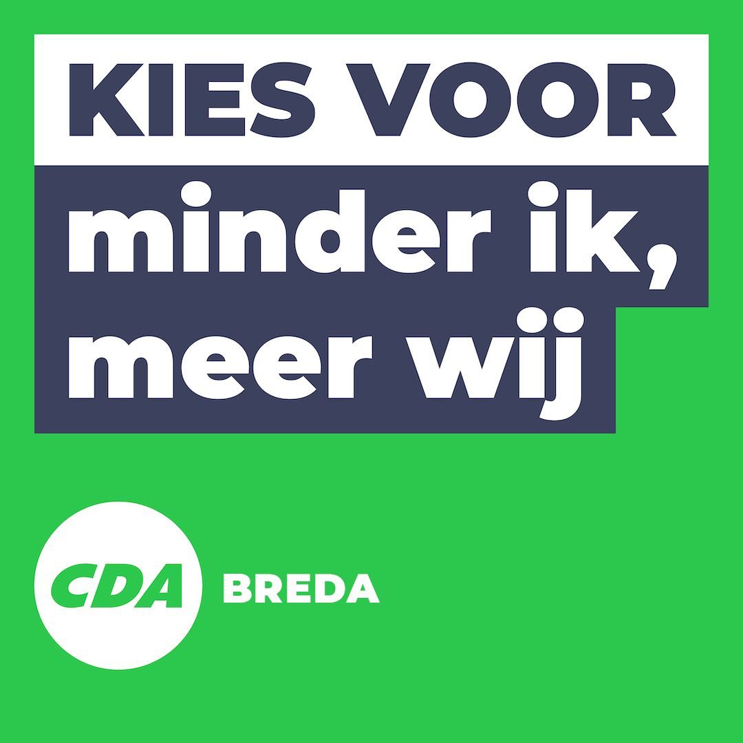 Het individualisme is het rot van de maatschappij! Daarom de KRACHT vsn SAMEN ⁦<a href="/CDA_Breda/">CDA Breda</a>⁩ #gr22 en vooral ga stemmen!