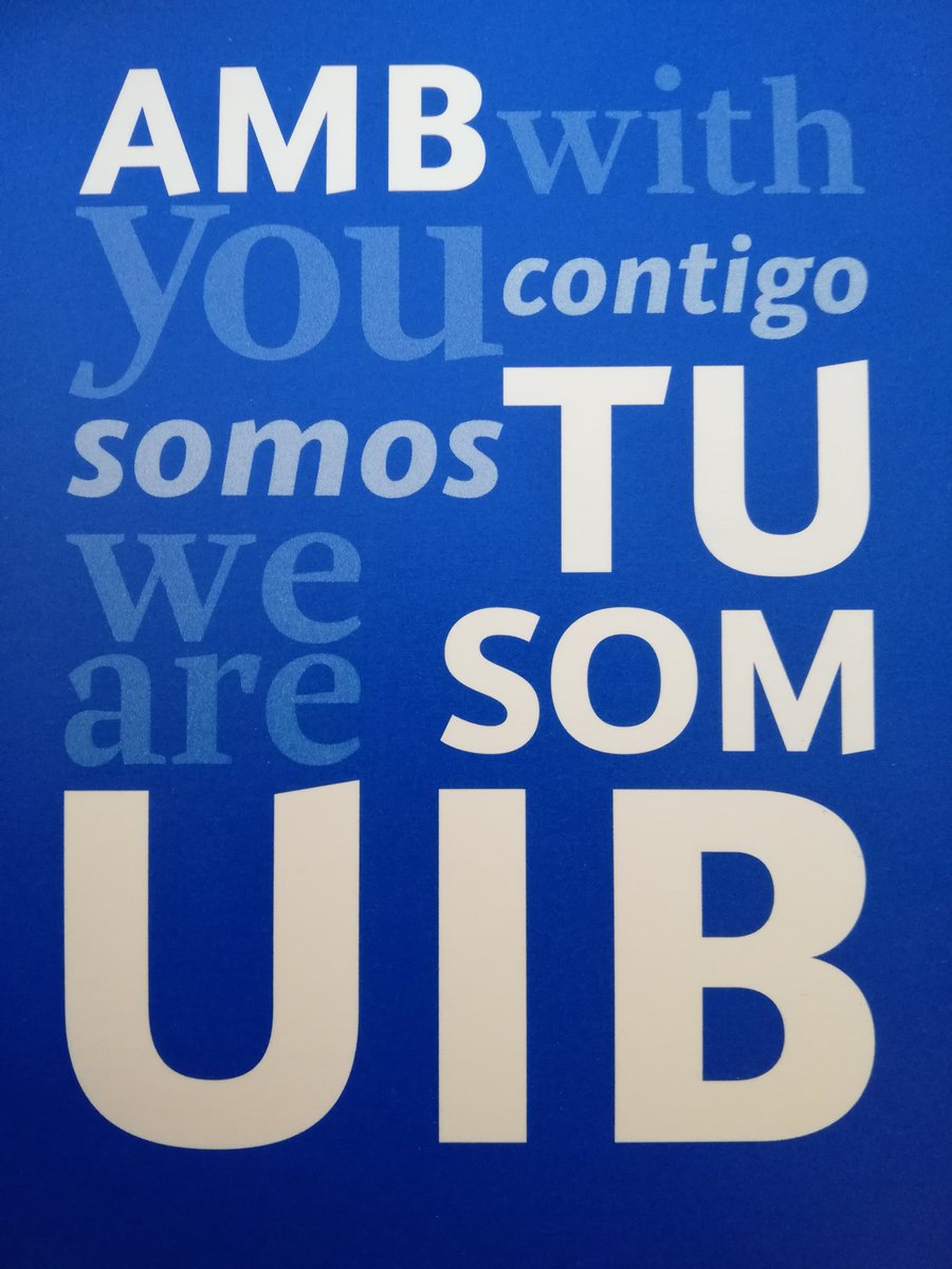 TrasElMatraz's tweet photo. Això sempre queda molt bé al cap de qui ho crea. Però després per qui ho llegeix ja és una altra història... Jo no puc evitar llegir "Amb you somos tu. We are U. Som IB" i escolta, el missatge mola!  En fi, #weareU #somIB https://t.co/QafSEgNfqN