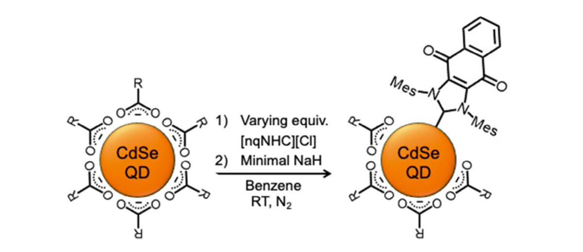 Szostak Group@Amides_NHCs_Catalysis (@szostak_group) on Twitter photo #NHCs #NHeterocyclicCarbenes Weiss group reported CdSe #quantum #dots that feature dynamic & tunable bandgap. Redox-active NQ-IMes as exciton-delocalizing ligands! #Quinone NHCs. <a href="/Tongliang_Zhou/">Tongliang Zhou</a> <a href="/emilyweissNU/">Emily Weiss</a> <a href="/J_A_C_S/">J. Am. Chem. Soc.</a>
doi.org/10.1021/jacs.1… #NHCs #NHeterocyclicCarbenes Weiss group reported CdSe #quantum #dots that feature dynamic & tunable bandgap. Redox-active NQ-IMes as exciton-delocalizing ligands! #Quinone NHCs. <a href="/Tongliang_Zhou/">Tongliang Zhou</a> <a href="/emilyweissNU/">Emily Weiss</a> <a href="/J_A_C_S/">J. Am. Chem. Soc.</a>
doi.org/10.1021/jacs.1…