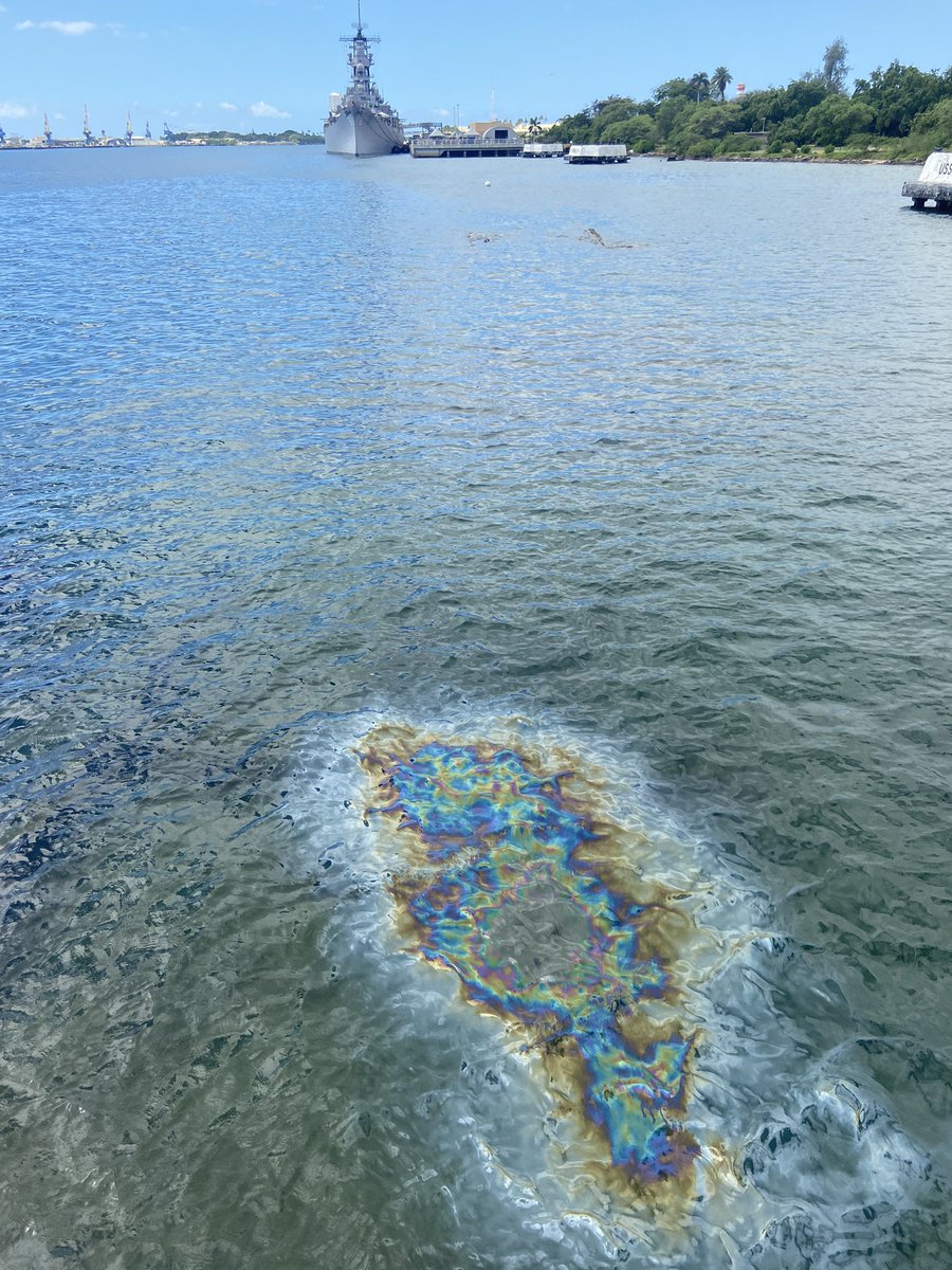 rees_da's tweet image. Moving visit to USS Arizona @PearlHarborOahu #blacktears