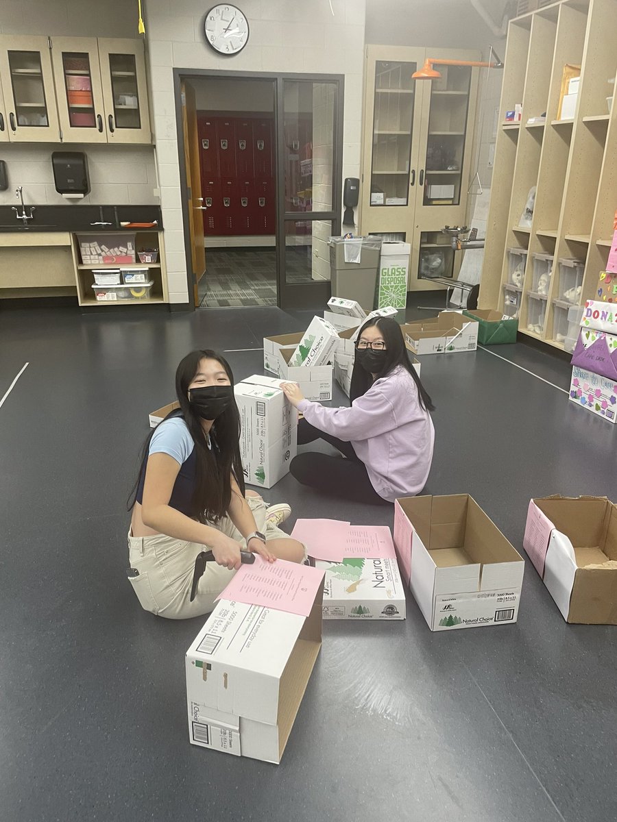 lyonschem's tweet photo. NHS is getting ready for the Share to Care Drive!!! https://t.co/j0k2RM73lK