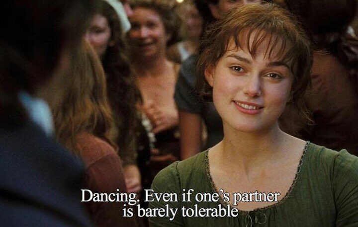r_adreamer's tweet image. The best added exchange in the screenplay! #PrideandPrejudice #BarelyTolerable