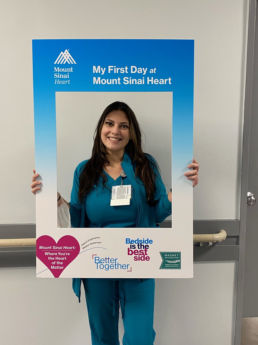 #MSHeart memorializes these #6W employees’ first day!!! We welcome you and thank you for choosing to make patients #heartofthematter!  You’ll learn that #bedsideistheBestside remember - #LeadLikeaNurse <a href="/BethOliverVP/">Beth Oliver</a> <a href="/LindsayRN24/">Lindsay Condrat</a> <a href="/HaydeeGarciaNP/">Haydee Garcia</a>