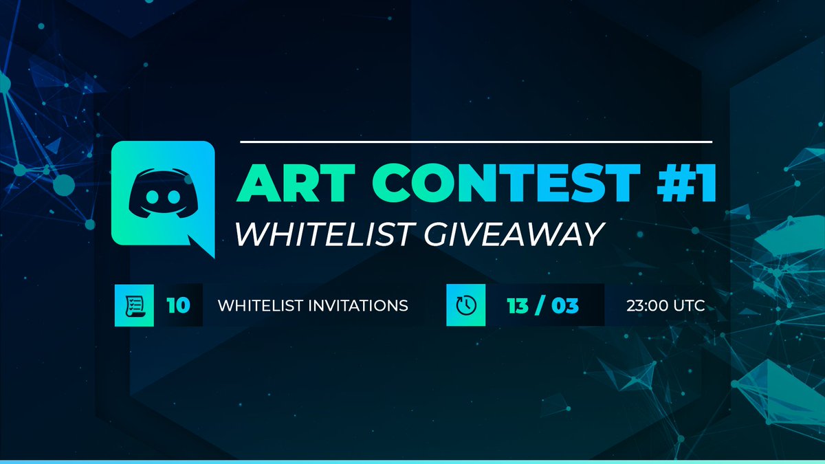 📜Whitelist giveaways are back !📜

Create posters, memes, gifs, emoji, videos or any arts and enter a whitelist giveaway !

🏆The 10 most creative among you will be rewarded with a whitelist spot!

❔More info on : discord.gg/loadednodes

#CRO #Whitelist #CroFam

#LDNArtContest