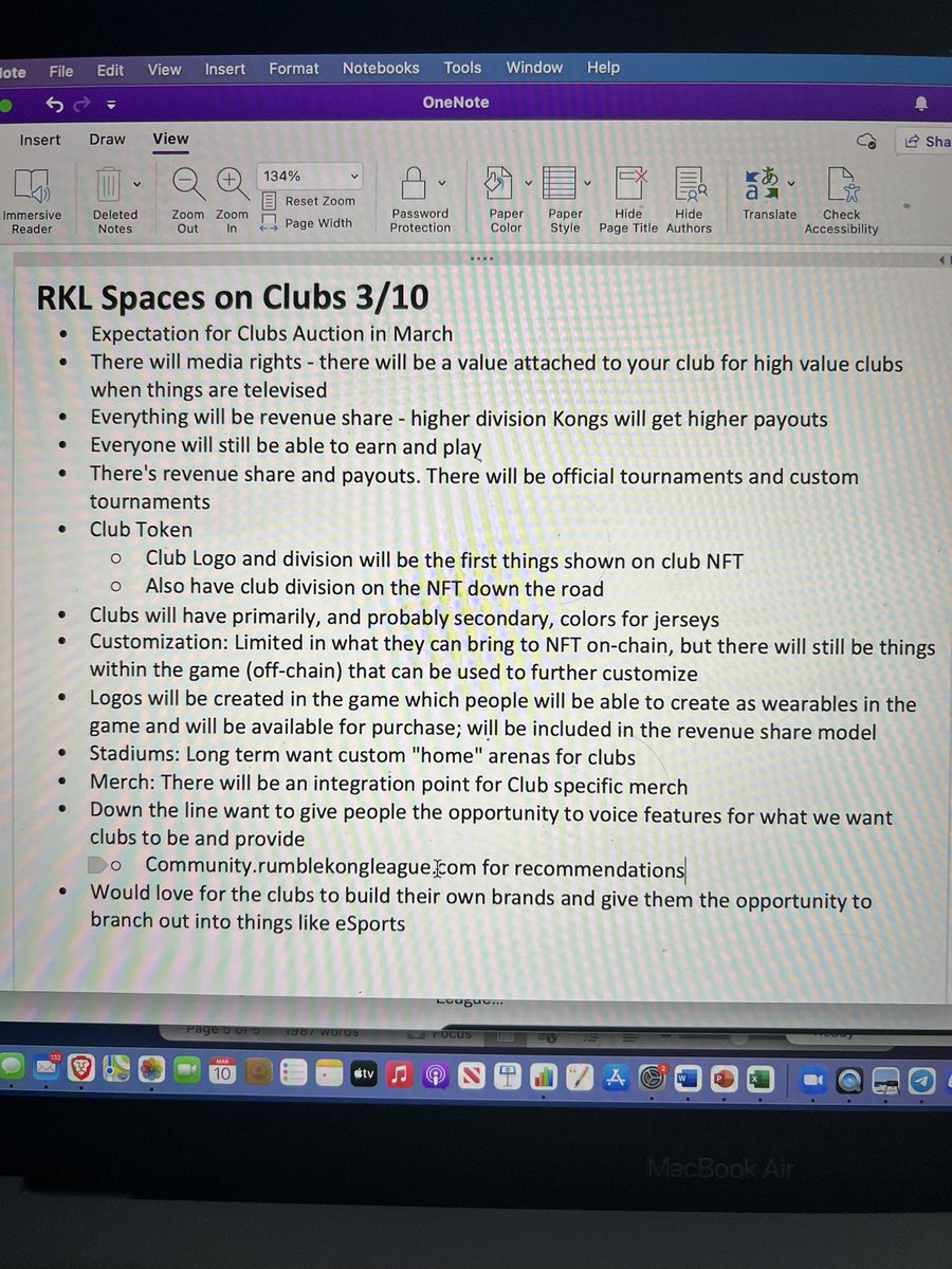 Miss the <a href="/RumbleKongs/">Rumble Kong League</a> Spaces today? 

Here are some high levels notes taken by <a href="/CoinDuckling/">CoinDuckling.eth</a>’s assistant👇🏽

Anything we left out???

(Please excuse all spelling &amp; grammatical errors, we pay him minimum wage)