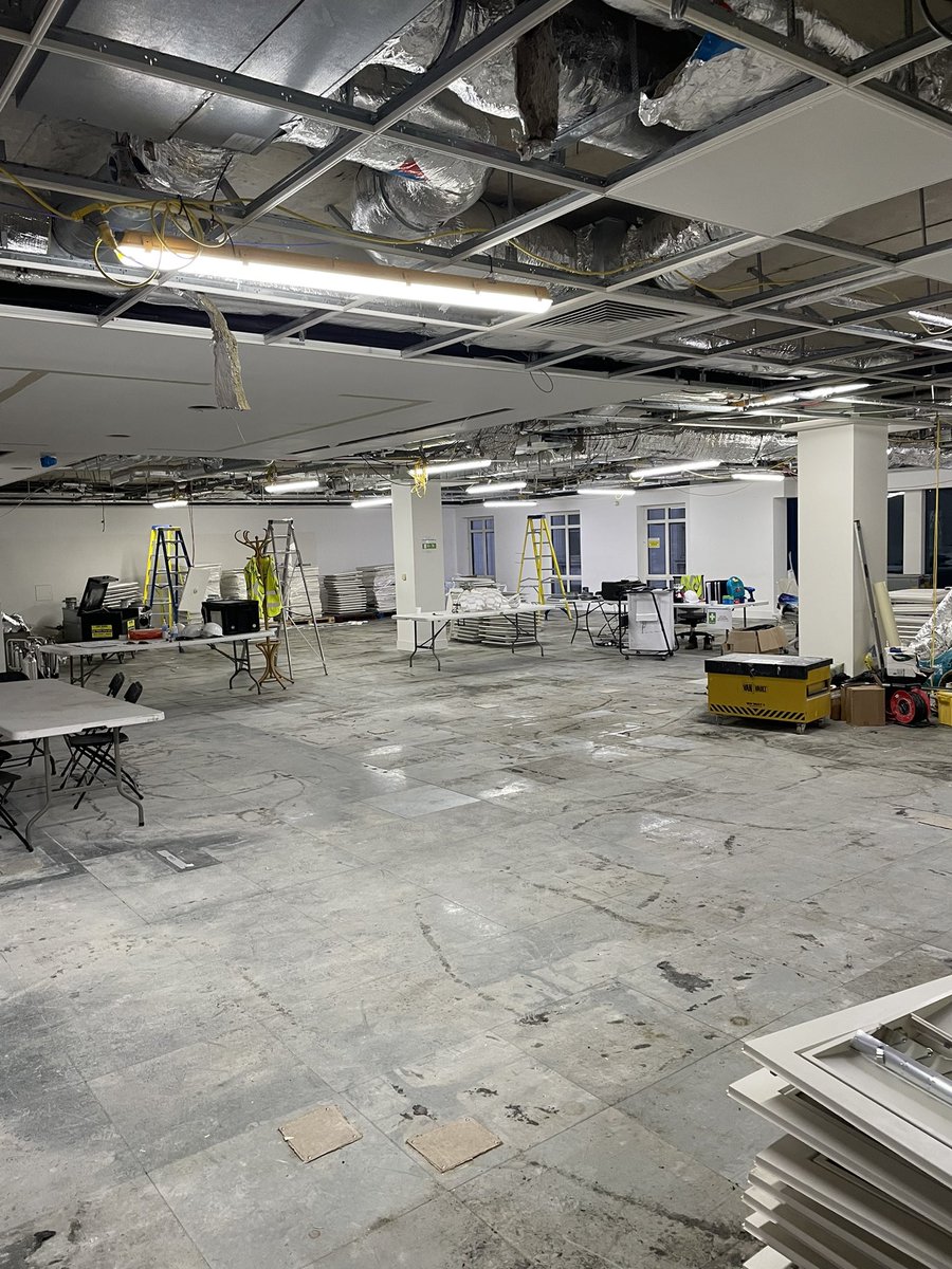 cap_powerdata's tweet image. New project Underway! 

Next phase of works will consist of:

•Relocating underfloor Electraks
•Installing new lighting control system
•Installing New Power &amp;amp; Data
•Installing New Modular &amp;amp; Feature Lighting

#officefitout #Electrical #power #Data #lighting #London #interiors