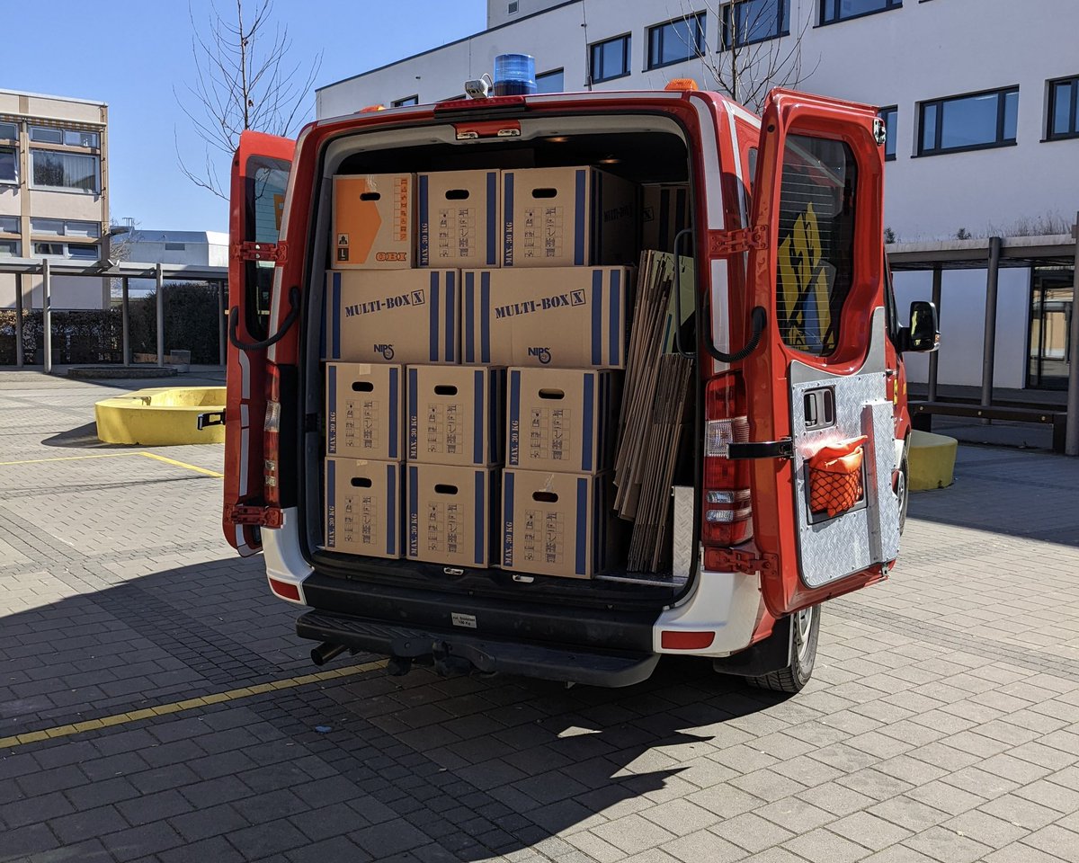 Eine weitere Großspende konnten wir heute bereits im Tagesverlauf entgegennehmen. Lehrer und SchülerInnen der Verbundschule Bad Rappenau hatten spontan entschieden sich an der Spendenaktion zu beteiligen.