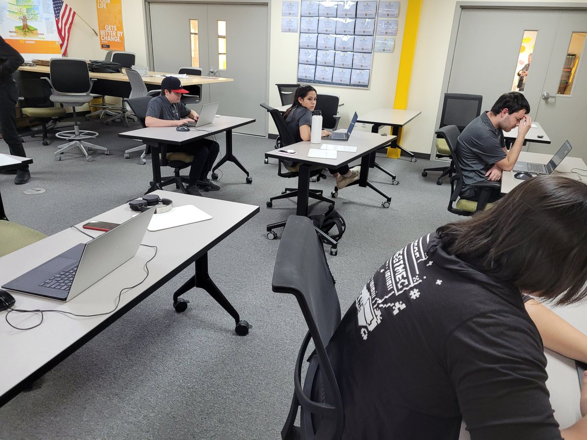 Our first round of online FBLA state testing is wrapped up! Everyone's getting ready for the big event!