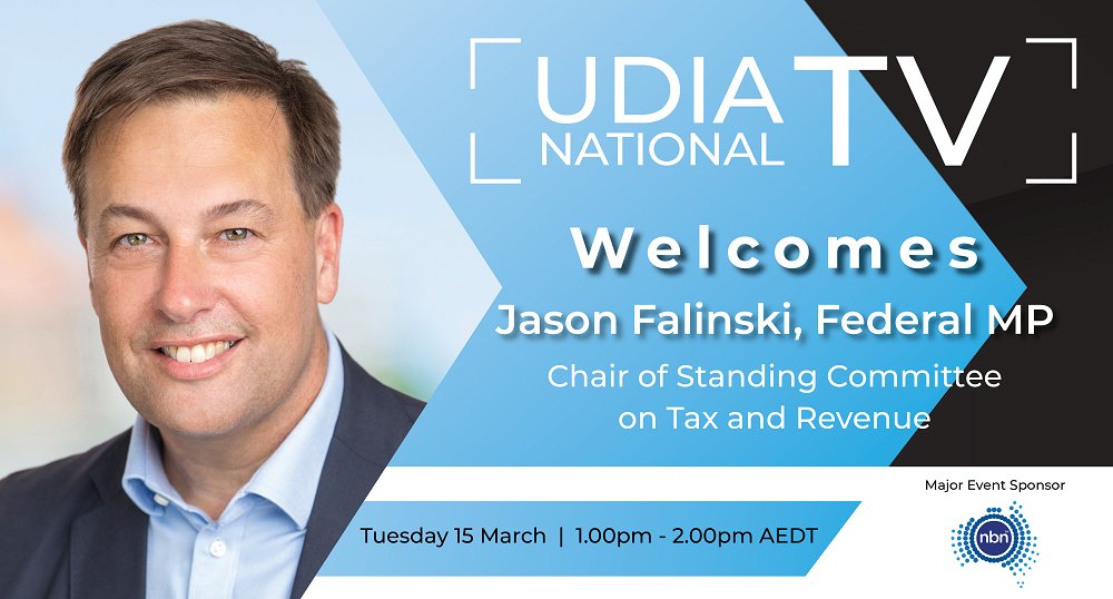 UDIA National (@udianational) on Twitter photo <a href="/UDIANational/">UDIA National</a> TV special presentation from @JasonFalinskiMP Chair of House of Representatives Standing Committee on Tax and Revenue Inquiry into Housing Affordability & Supply, as he delivers his recommendations. For more information contact media@udia.com.au <a href="/UDIANational/">UDIA National</a> TV special presentation from @JasonFalinskiMP Chair of House of Representatives Standing Committee on Tax and Revenue Inquiry into Housing Affordability & Supply, as he delivers his recommendations. For more information contact media@udia.com.au