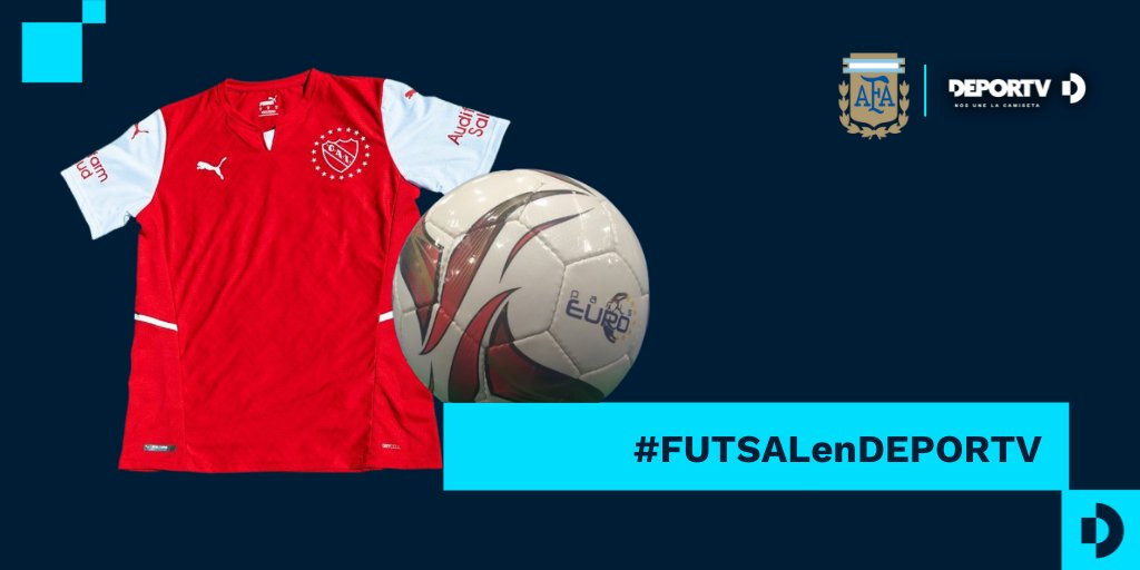 DEPORTV (@canaldeportv) on Twitter photo SORTEO | ¿Querés ganarte la pelota oficial de la Copa Avellaneda o la camiseta oficial de <a href="/Independiente/">C. A. Independiente</a>?
Nos seguís, RT a este tuit, escribís con el HT #FUTSALenDEPORTV ¡y ya estás participando! Se va al término del partido. 🙌⚽️ SORTEO | ¿Querés ganarte la pelota oficial de la Copa Avellaneda o la camiseta oficial de <a href="/Independiente/">C. A. Independiente</a>?
Nos seguís, RT a este tuit, escribís con el HT #FUTSALenDEPORTV ¡y ya estás participando! Se va al término del partido. 🙌⚽️