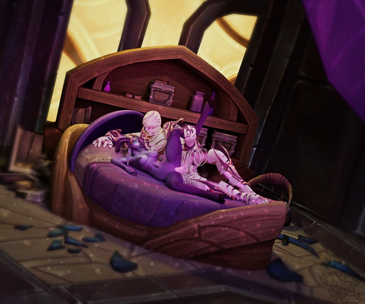 New chars!

Z'rali and Sil'que know each other for long now. Back during the assault on Argus, they joined on the Vindicaar to study the shadow energies from Eredath. But after a long day of work, it was time to relax~

⬇️More angles below!⬇️

#Warcraft #Draenei #Ethereal #NSFW