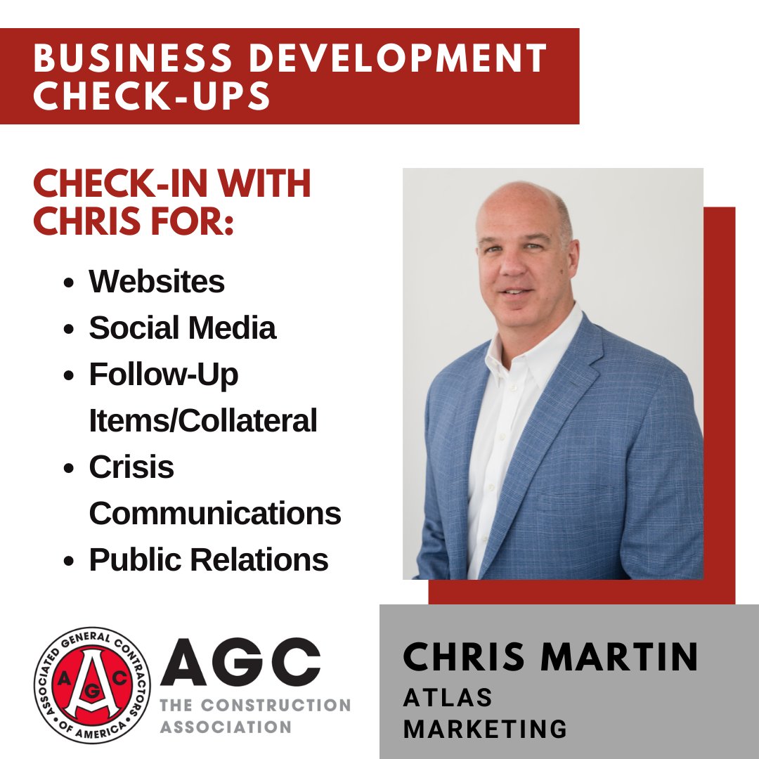 AtlasStories's tweet photo. Be sure to check-in with our AGC Business Development Forum members.
Our team will be available to meet with you one-on-one:
Tuesday, March 29, 2022 – 8:30-10:30 AM
Wednesday, March 30, 2022 - 2:30PM-4:30PM
Register here https://t.co/ZoIBkf0jGL
#AGCBizDev https://t.co/mFjZ2HEPTW