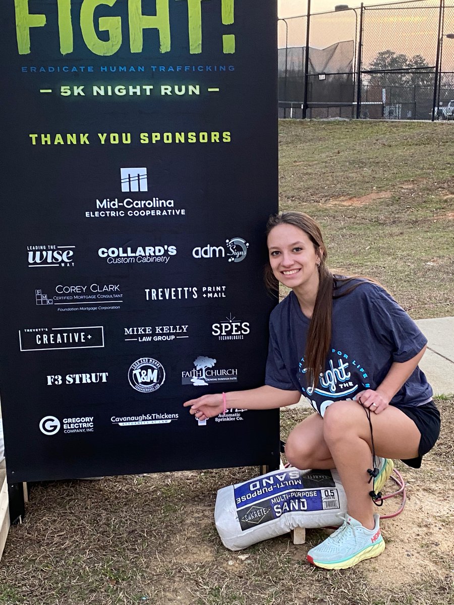 ctlawsc's tweet photo. Last weekend, our firm sponsored Lighthouse For Life’s Light the Fight 5k, supporting its mission of fighting against sex trafficking in our nation, educating the community, and empowering survivors to eradicate human trafficking. Congrats to Paralegal Kara Wheeler on 2nd place! https://t.co/4LGEtDIk92