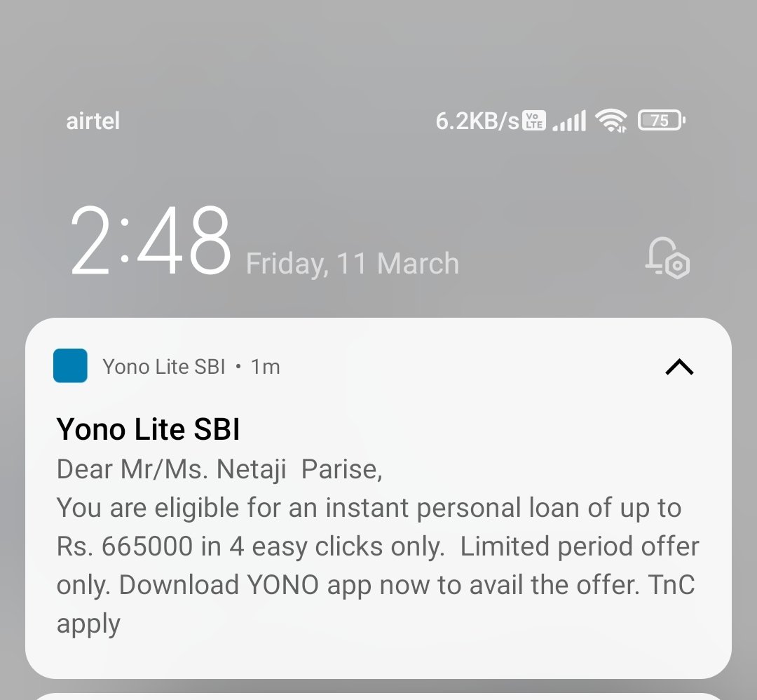 thetejax's tweet photo. Yes, same issue multiple notifications coming with names of other account holders maybe...SBI data safe ? https://t.co/jU7dw2DRpW