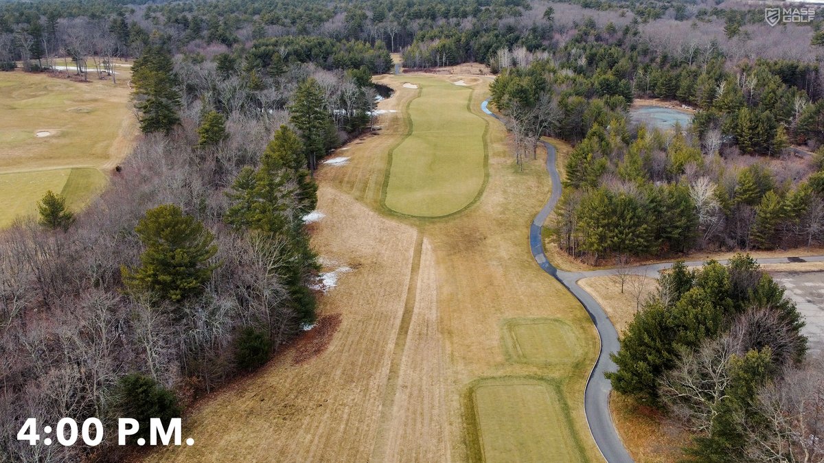 Don't like the weather in New England? Just wait a few hours. #MassGolf