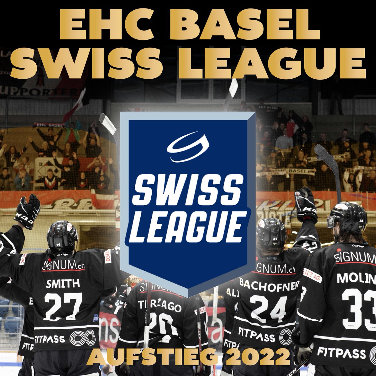 ES IST OFFIZIELL 🤩 Der EHC Basel wird aufgrund der Finalteilnahme als einziger aufstiegsberechtiger Club ab nächster Saison in der SWISS LEAGUE spielen 💪🥳

Swiss League, see you next season 🎊  

◇ #MSLPlayoffs2022 ◇ #ZÄMMEzumZiel ◇ #MySportsLeague ◇ #SwissLeague