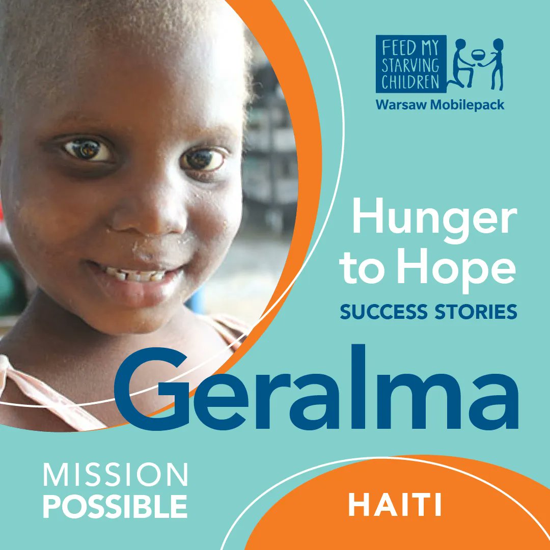 WarsawMobilePak's tweet photo. Geralma, 8, suffered from tuberculosis and malnourishment. She spent 5 months at a clinic run by Love a Child, an FMSC partner, where she was fed MannaPack® Rice. Geralma grew stronger and was able to be a kid again. Donate to help turn hunger into hope! https://t.co/oPexpKIwgK https://t.co/EOsEAVEYtu