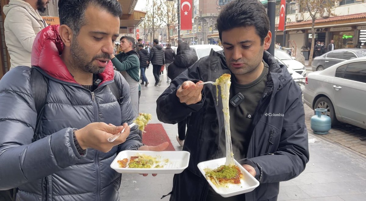Diyarbakır sokaklarında Künefeye düştük.