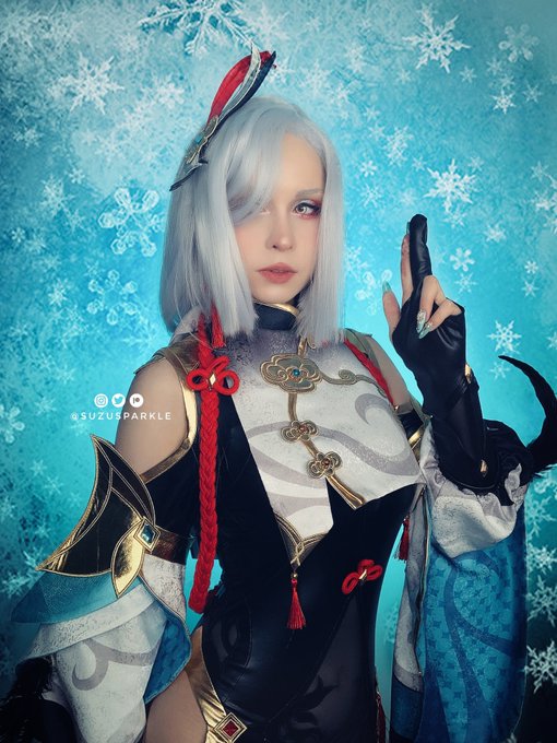 1 pic. Happy Shenhe day! ❄️
.
 #GenshinImpact #GenshinImapct #GenshinImpactcosplay #原神      #genshintwt