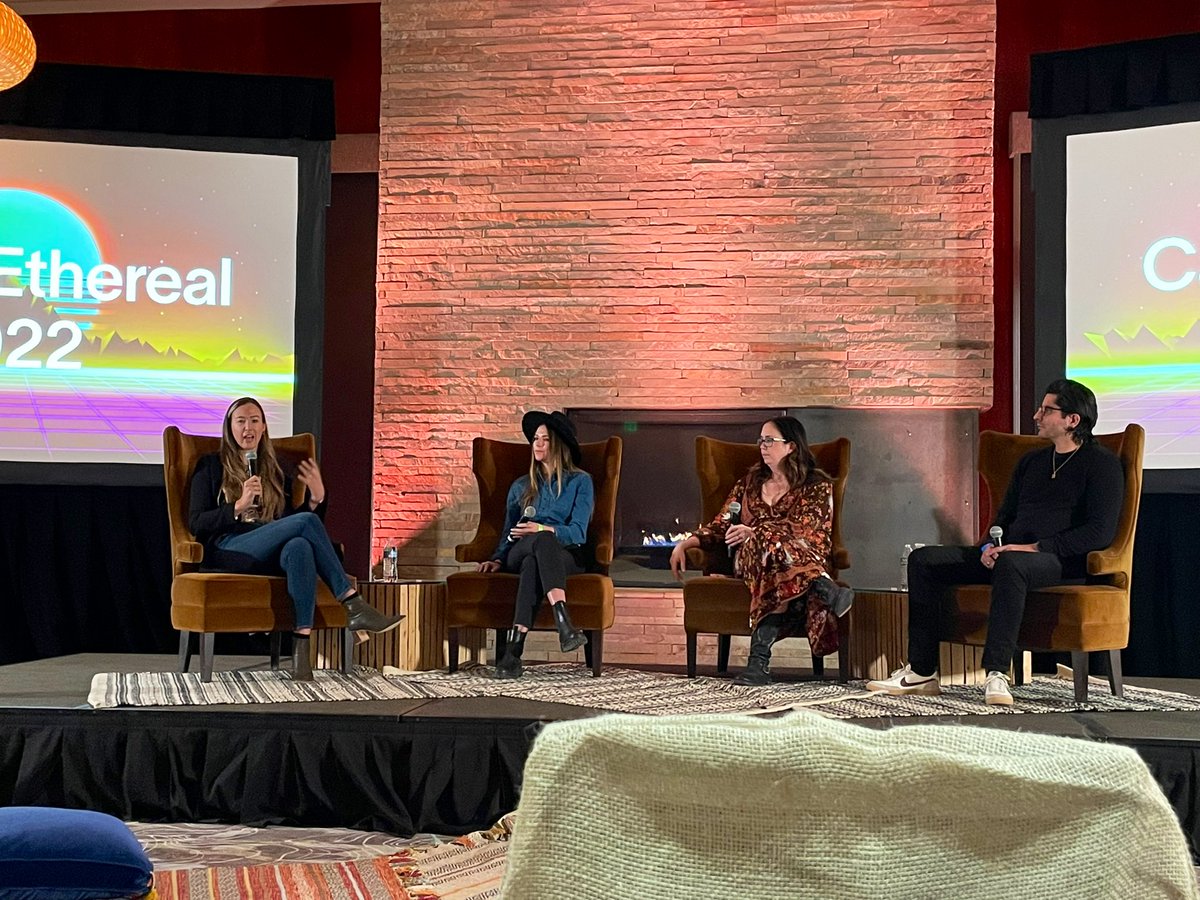 Ethereal Summit (@etherealsummit) on Twitter photo Happening now: all-star panel on how brands are jumping into NFTs. <a href="/avery_akkineni/">Avery</a> @vaynernft <a href="/amandacassatt/">amanda.eth</a> <a href="/LuisANavia/">Alejandro Navia</a> <a href="/nftnow/">nft now</a> and <a href="/alannaaroazzi/">Alanna Laforet</a> <a href="/DecryptStudios/">Decrypt Studios</a> Happening now: all-star panel on how brands are jumping into NFTs. <a href="/avery_akkineni/">Avery</a> @vaynernft <a href="/amandacassatt/">amanda.eth</a> <a href="/LuisANavia/">Alejandro Navia</a> <a href="/nftnow/">nft now</a> and <a href="/alannaaroazzi/">Alanna Laforet</a> <a href="/DecryptStudios/">Decrypt Studios</a>