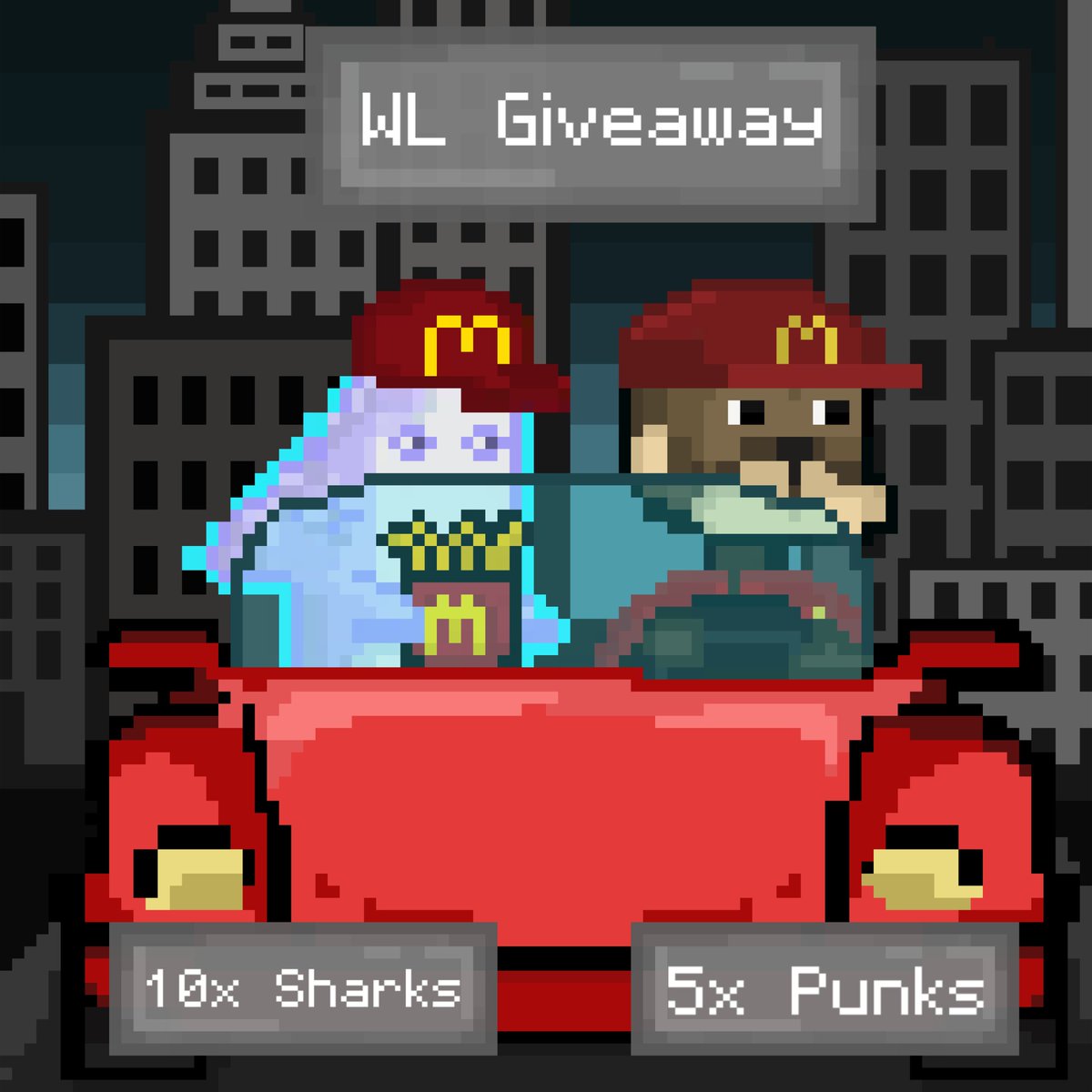 How did that happen? Well, yes, everything is possible with these Street PunkSharks.

10x <a href="/smolsharks/">Smol Sharks | PvP Arbitrum NFT Game</a> and 5x @Tr_Street_Punks

1) Follow 
<a href="/smolsharks/">Smol Sharks | PvP Arbitrum NFT Game</a> and @Tr_Street_Punks 
2) RT &amp; Like
3) Tag 2 friends in the comments!
4) Leave discord handle