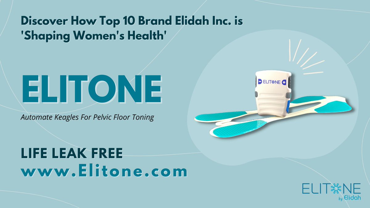 marshawright's tweet photo. Ad: ๐ Discover the #ELITONE Pelvic Floor Toner ๐โโ๏ธ
By @ElidahInc a Woman-Owned Top 10 Brand making a difference in Women's Health ๐
Experience #LifeLeakFree check out ๐ https://t.co/90K3BhfLyD ๐
#Innovation #Symptoms https://t.co/472IpyQuml
