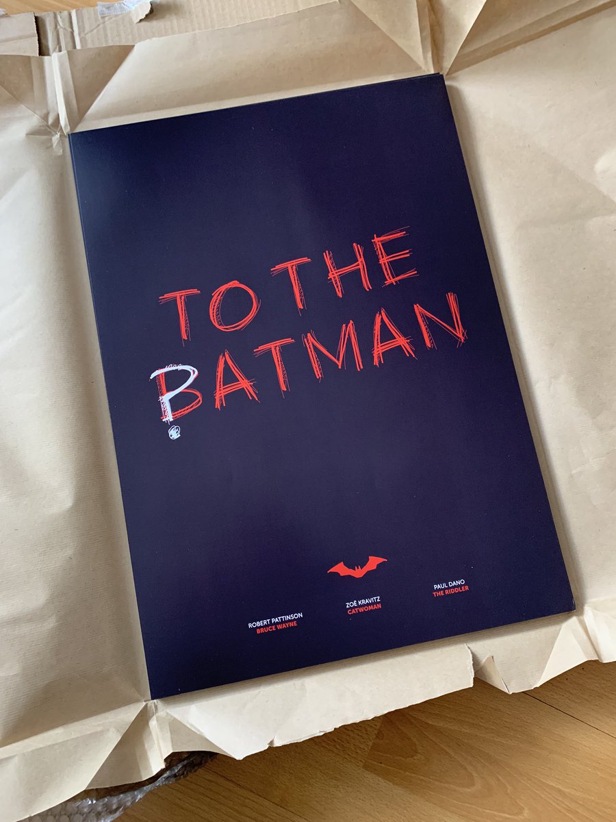 ArchivePosters's tweet photo. **New** The Batman Movie Poster available in A2/A3 and A4 buy now here… https://t.co/UD1LFLO0HK #Batman #theriddler #thebatman https://t.co/6zyDLR2yPh