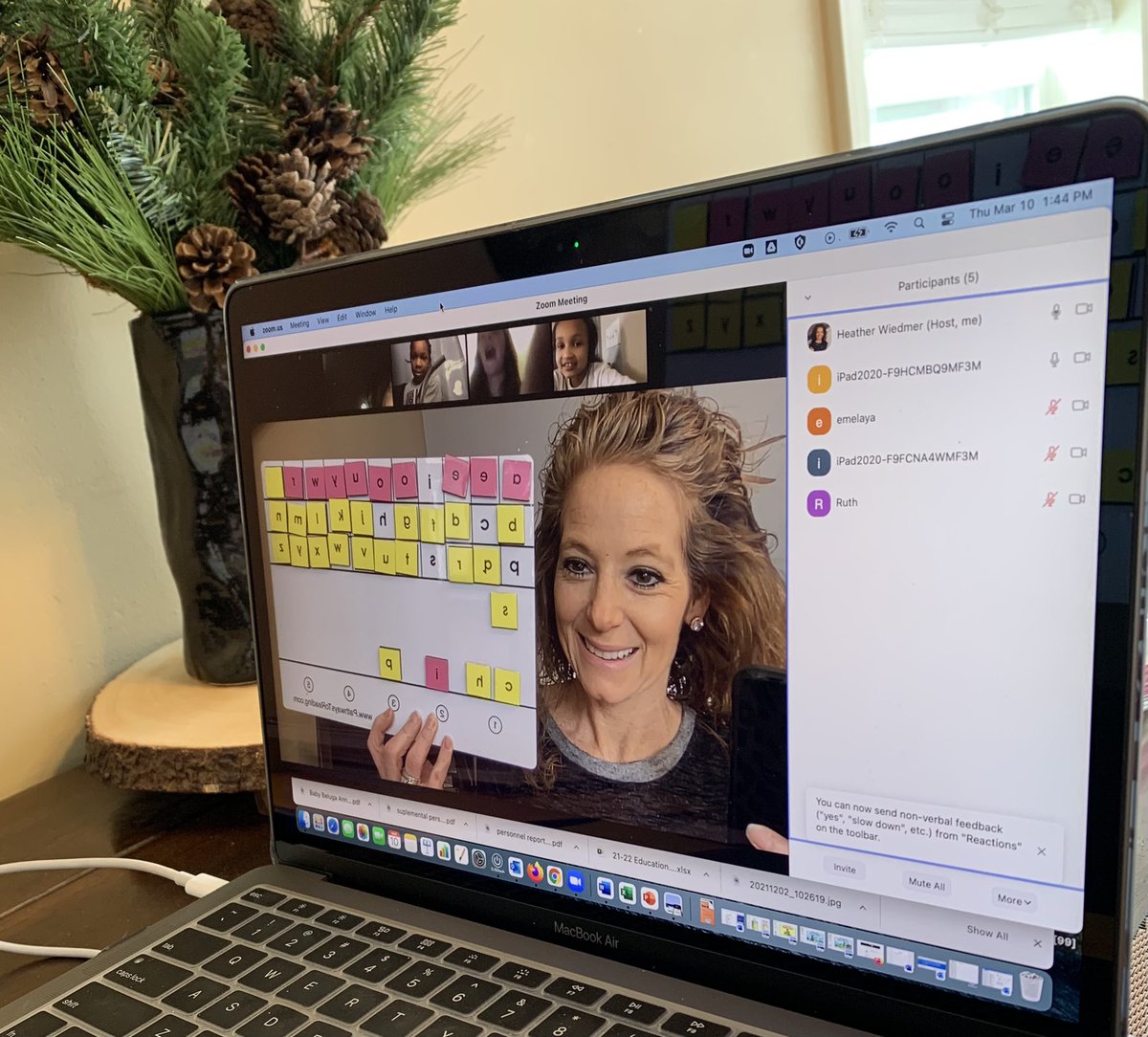 HeatherWiedmer's tweet photo. I’ve still got it. Well, I made it work anyway. Just love those smiles. #remotelearningday #WeAreSJSD @CardenParkElem https://t.co/FSLilBVKPw