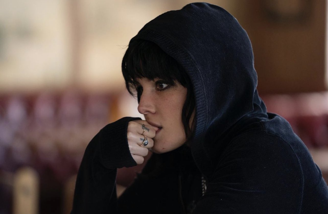 Pop Base on X: First look at Halsey as Mandy Starr in upcoming movie  'National Anthem.' t.coe390YxVmeF  X