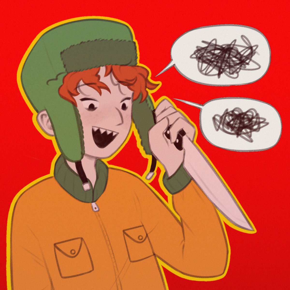 #SouthPark #southparkfanart #spkyle
нарисовать нарисовала а выложить забыла