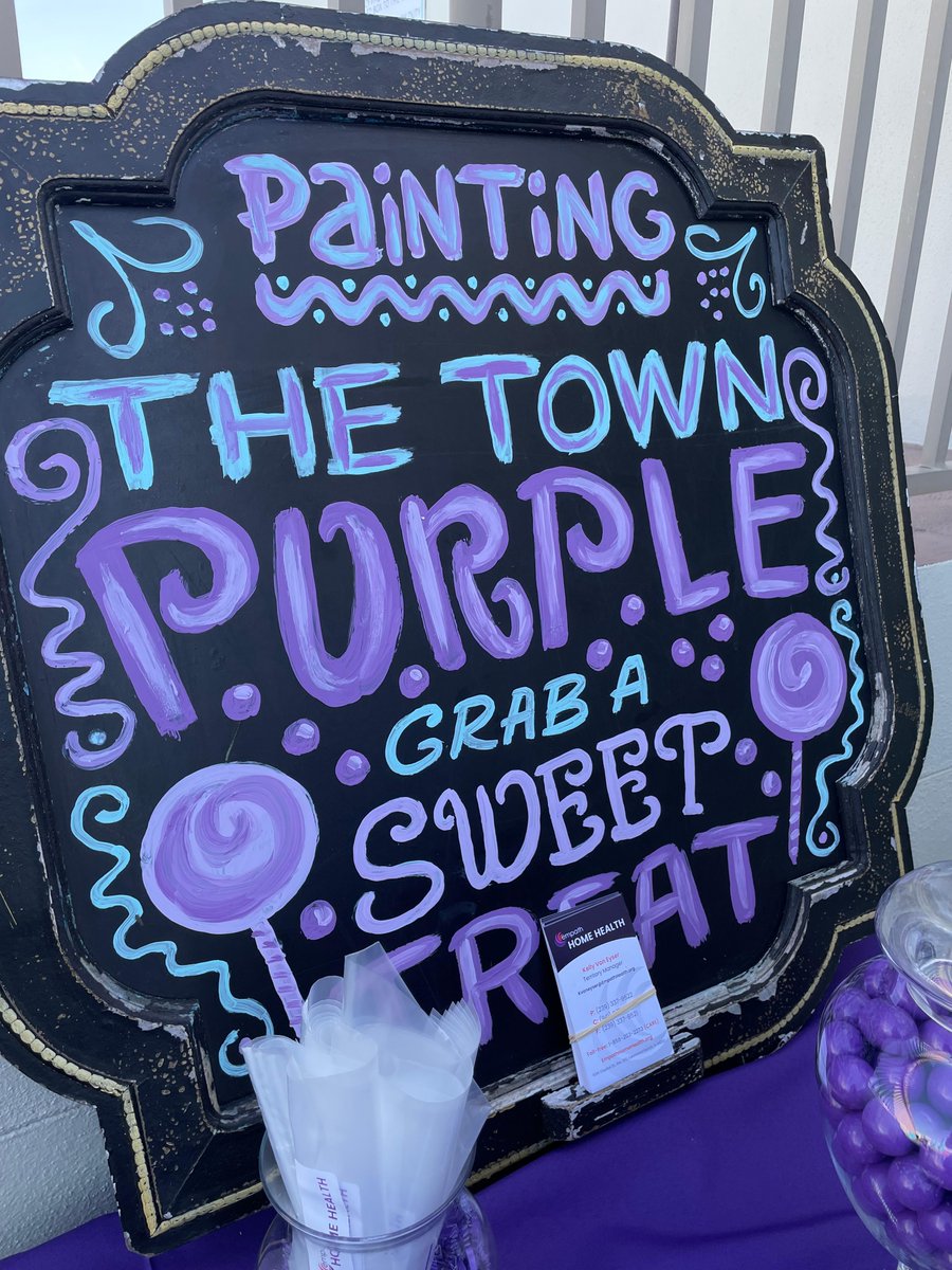 empathhealth's tweet photo. Recently our team from Empath Home Health, formerly Avidity Home Health and a member of Empath Health, hosted a “Painting the Town Purple” event to celebrate the new name with local healthcare organizations in Charlotte County.💜

#TeamEmpath #EmpathHomeHealth #FullLifeCare https://t.co/Y4aFfwCLP9