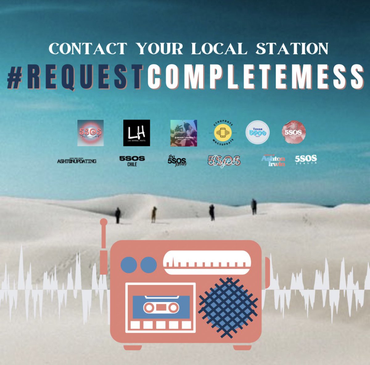 5SOSHQITA's tweet image. Ci siamo unite ad altri account updates per il progetto #RequestCompleteMess!

Nel documento linkato trovate dei Tweet pre compilati da inviare alle radio di tutto il mondo per chiedere di ascoltare #CompleteMess!

docs.google.com/document/u/1/d…
