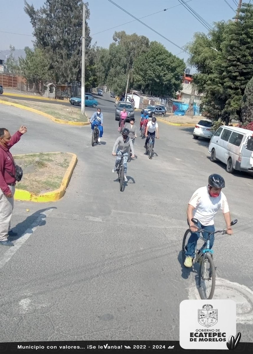 ¡Amigos, amigas! Los invitamos a seguir participando todos los domingos a la #RodadaCiclista. La cita es a las 09:00 de la mañana, en la avenida Río de Los Remedios y Adolfo López Mateos R1, a un costado de la gasolinera. No olvides llevar casco y cubre boca. #MunicipioConValores