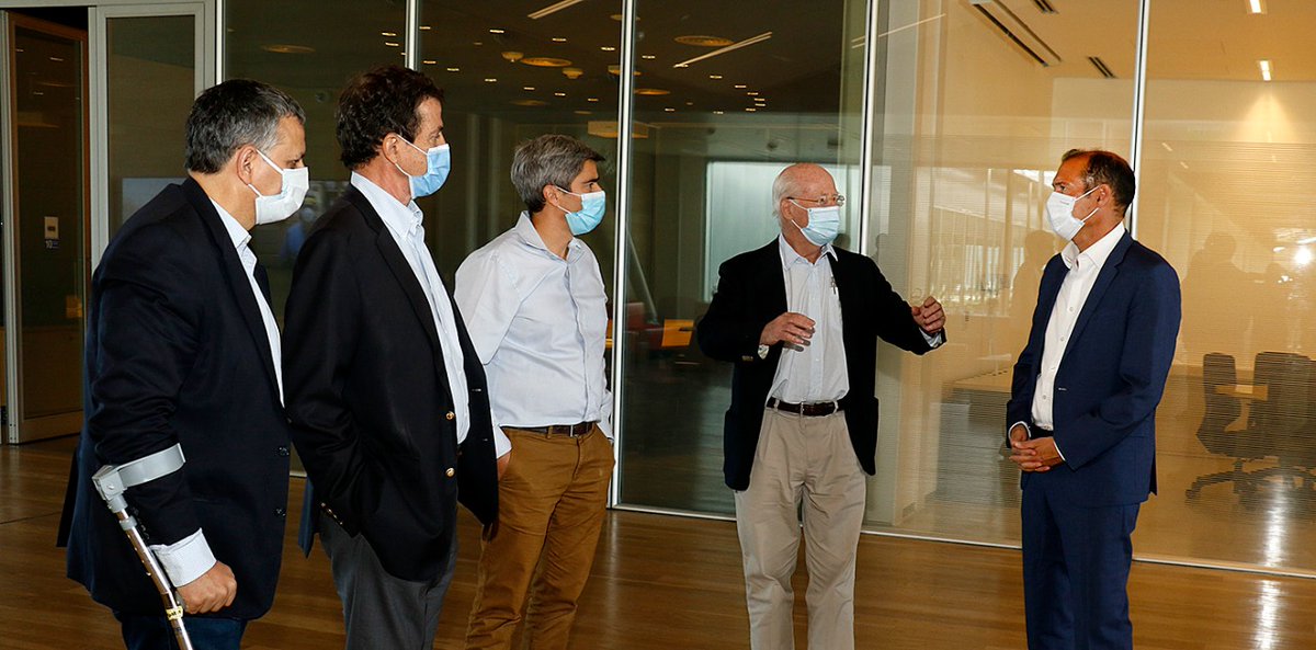 OmarGutierrezOk's tweet photo. Esta tarde, recorrí las nuevas oficinas de @GrupoTechint en la ciudad de Neuquén, junto a su presidente Paolo Rocca y al CEO de Tecpetrol, Ricardo Markous. https://t.co/oRbKT236pC