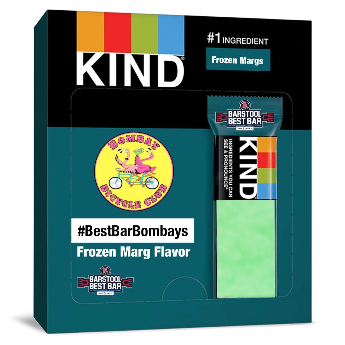 StoolTrinity's tweet image. Rumors are being spread that Trinity Alum and founder of Kind, @DanielLubetzky, is going to drop this limited edition Frozen Marg bar if everyone tweets #BestBarBombays 👀

#BarstoolBestBar #JustAddOwens
@OwensMixers @BarstoolU
