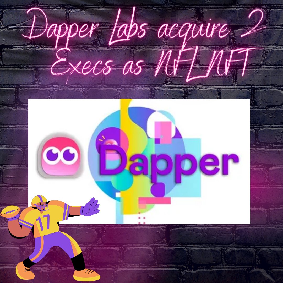 NftSapiens's tweet photo. Dapper Labs acquire 2 Execs as NFL NFT marketplace reaches $5 million in sales
As the NFL NFT marketplace surged to $5 million in sales, Dapper Labs hired two executives to oversee and manage its non-fungible token (NFT) ventures.
#nft #nfts #nftinvestor #nftcollection #nftart https://t.co/7OH5W7f9L0