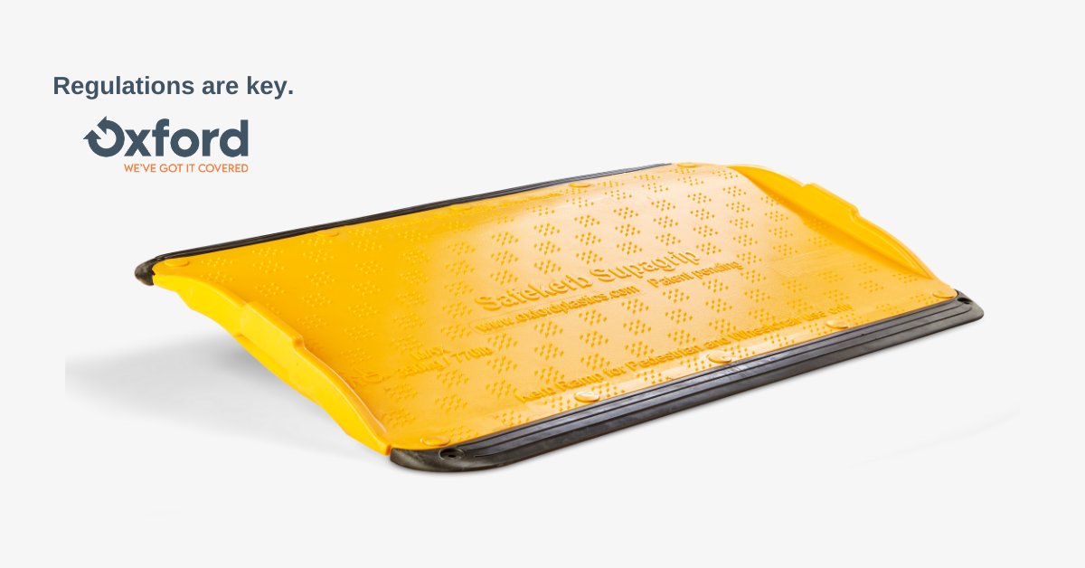 Regulations are key.

Complying with WheelChair Boarding Ramp Spec, Safety at Streetworks Code of Practice and the Disability Discrimination Act is the priority for our ramps.

Find out more on our SupaGrip Wheelchair Ramp here: oxfordplastics.com/road-plates-an…
