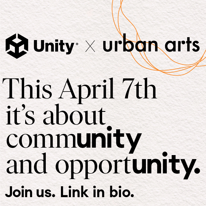 UrbanArtsOrg's tweet photo. It's happening! Join us this APril 7th for The Color Ball 2022! SO. FUN.
Go out for good with @Unity and @GordonBellamy and celebrate the amazing achievements of our students. #thecolorball #colorball #gamedesign #dancing https://t.co/g6gzXaTagR