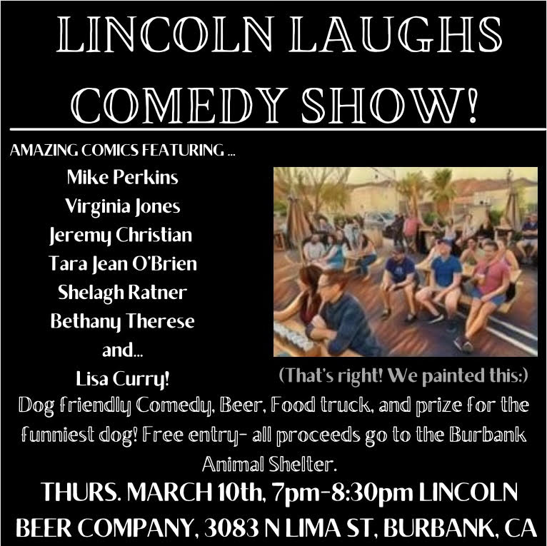 perfecthubbyapp's tweet photo. Bring your #dogs, take a break from the world and dare to laugh with LA's outstanding #comics.  If you live in #Burbank, #Glendale, #Pasadena, or nearby, don't miss this #outdoor evening of laughter #TONIGHT. #SNL quality comics are coming out to help you smile. #7:00pm https://t.co/NZPA55XfDx
