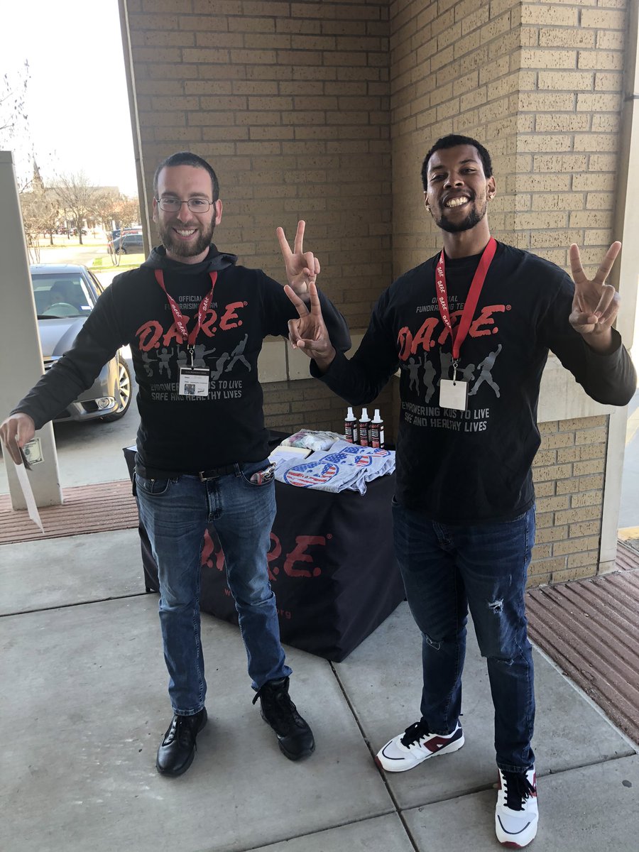 Couple of DARE guys hit me up for money coming out of Walgreens. I joked, “I bet you’ll just spend it on drugs.” Then I had to donate.