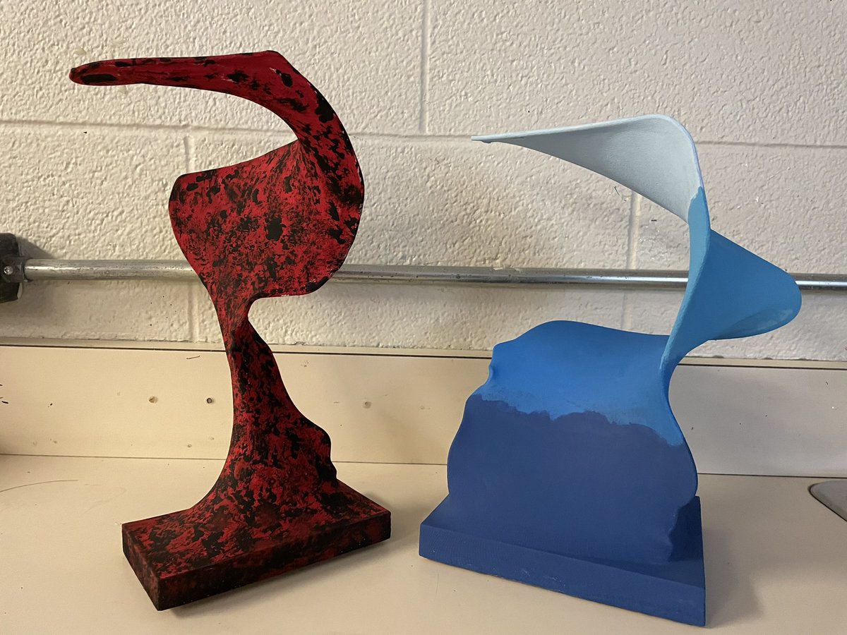 Back at <a href="/OS_Hillcrest/">Hillcrest Elementary</a> for another day of supply <a href="/BluewaterDSB/">Bluewater DSB</a>. Discussed using unit rates when shopping (my favourite subject!), continued to paint these awesome art sculptures and tested our knowledge in music and movie trivia!  Almost March Break…teachers are counting down!