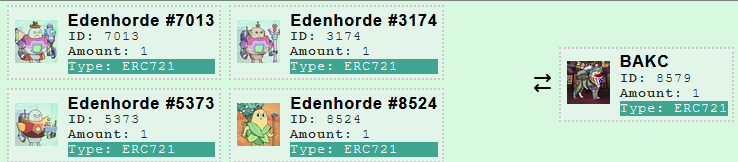 Sold my #BAKC <a href="/BoredApeYC/">Bored Ape Yacht Club 🍌</a>  for 4 <a href="/Edenhorde/">Edenhorde</a> #Edenhorde   

#nft #BAYC